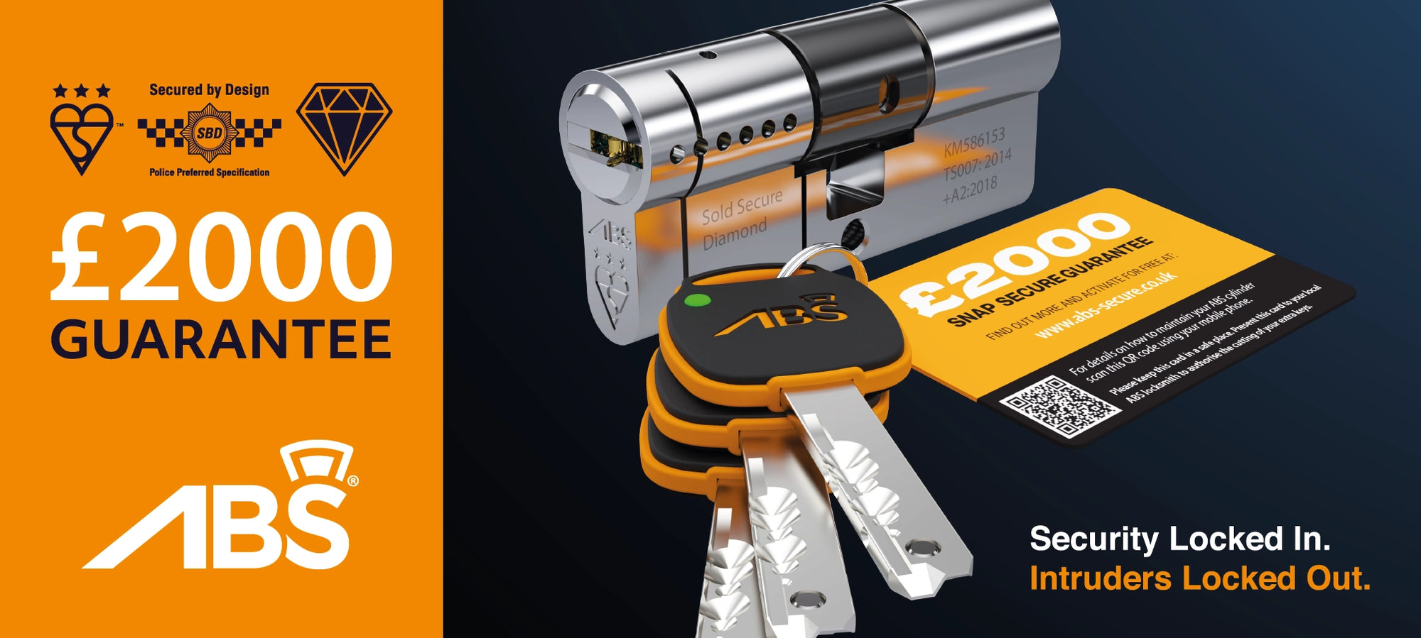 ABS Master £2000 snap secure security guarantee 