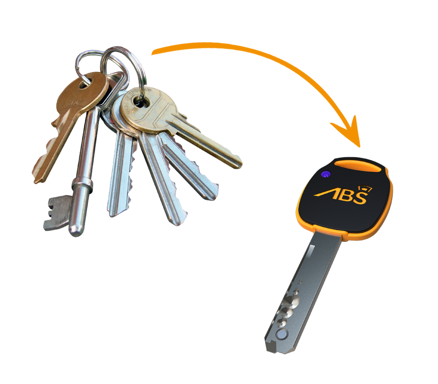 Get all of your door locks on one ABS key - get the ABS one key home
